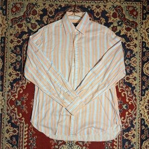 Michael Kors Men's Striped Button-Down Shirt